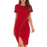 Womens Slim Fit Dress Spring Collection Elegant Design Comfortable Fabric Perfect for Casual or