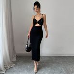 Summer Sleeveless Bodycon Dress Elegant Sexy Chic Perfect for Parties and Events Wholesale Avail