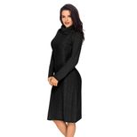 Womens Knit Dress Winter Essential Solid Color High Neck Long Sleeve Slim Fit Casual or Formal Wear Wholesale