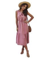 Polka Dot Maxi Dress Original Design Spring Summer Collection Elegant Style Wholesale Ready to S