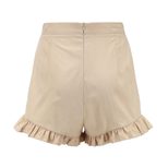 High Waisted Ruffle Hem Shorts Casual Style Comfortable Fit Womens Fashion Wholesale Available