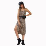 Sleeveless Sexy Split Maxi Dress Fashionable Versatile Autumn Winter Style Wholesale Availabilit