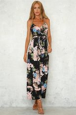 Womens Casual Jumpsuit Sexy Elegant Design Round Neck Princess Style Available in Multiple Sizes Wholesale