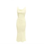 Womens Elegant Maxi Dress Slim Fit Spaghetti Straps Soft Fabric Spring Summer Fashion Wholesale