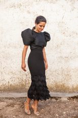 Womens Two Piece Dress Set Round Neck Short Sleeve Casual Style for Autumn