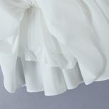 French Style Square Neck Sleeveless Mini Dress in Sweet Chiffon with Open Back for Spring Wholesale bulk order