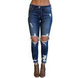 High Waisted Ripped Skinny Jeans for Women Slim Fit Winter Style Casual Wear Wholesale Available