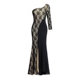 Lace Sexy Evening Dress Long Split Skirt Elegant Design Comfortable Fit Perfect for Parties and