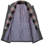 Mens Mid Length Wool Blend Overcoat Thickened Lapel Warm Fabric Stylish Design Perfect for Winte