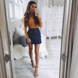 Knit Sweater Dress Slim Fit High Neck Sexy Design Spring Summer Fashion Wholesale Available
