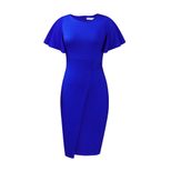 Plus Size Womens Pencil Skirt Elegant Ruffle Sleeve Bodycon Fit Fashionable for Office Wear Whol