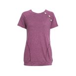 Womens Short Sleeve T Shirt Round Neck Pocket Button Design Casual Style Available in Multiple Sizes Wholesale