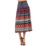 Bohemian Maxi Skirt Womens Summer Dress Off Shoulder Neckline Flowy Design Perfect for Casual Ou