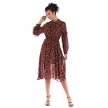 Floral Chiffon Dress Loose Fit Casual Style Elegant Design Perfect for Summer Events Wholesale A