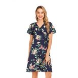 V Neck A Line Dress for Women Casual Street Style Spring Collection in Multiple Sizes