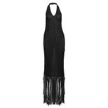 Summer Beach Dress Sexy Sheer Knit Fabric Solid Color Lightweight Comfortable Wholesale Availabl