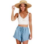 High Waisted Polka Dot Shorts Casual Comfortable Lightweight Summer Beachwear for Women Wholesal