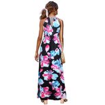 Sleeveless V Neck Floral Maxi Dress for Women Summer Casual Style Available in Multiple Sizes Wholesale Ready to Ship