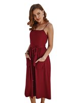 Solid Color Sleeveless Dress Original Design Elegant Style Spring Summer Collection Wholesale Av