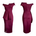 Plus Size Fashion Womens Dress Elegant High Waist Midi Skirt Stylish for Work or Casual Occasion