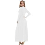 Deep V Neck Long Sleeve Evening Dress Slim Fit Elegant Design Winter Fashion Ready to Ship Low M