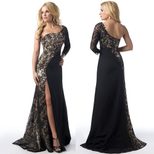 Lace Asymmetrical Evening Dress for Women Sexy Fit and Flare Silhouette Perfect for Parties and Special Occasions Wholesale