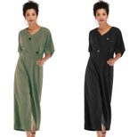 Womens Jumpsuit High Waisted V Neck 3 4 Length Spring Fashion for Casual Wear Wholesale Availabl