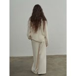 Wide Leg Casual Pants for Women Long Length Mid Rise Loose Fit Comfortable Fall Wear
