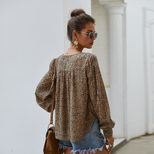 Womens Long Sleeve Floral T Shirt Casual Fit Soft Fabric Spring Summer Wear