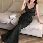 French Style Sleeveless Bodycon Dress Summer Collection Backless Design Elegant Fit Perfect for
