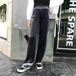 Velvet Wide Leg Pants for Women High Waist Loose Fit Casual Solid Color Perfect for Spring and Summer