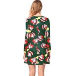 Floral Print Christmas Dress for Women Autumn Style Short Sleeve Available in Multiple Sizes Wholesale Options