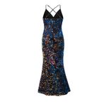 Womens Sequin Bodycon Dress Sleeveless Spaghetti Strap Elegant Evening Wear Low MOQ