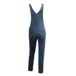 Womens Distressed Denim Overalls Casual Style Adjustable Straps Comfortable Fit Perfect for Summ