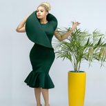 Plus Size Ruffle Hem Mermaid Dress Elegant Party Wear Summer Collection bulk order