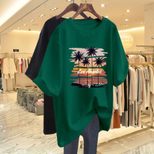 Plus Size Womens Long Sleeve Cotton T Shirt Loose Fit Comfortable Casual Top Autumn Wear