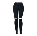High Waist Ripped Skinny Jeans for Women Stretch Fabric Casual Chic Style Available in Multiple Sizes Wholesale