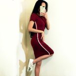 Casual Short Sleeve Round Neck Bodycon Pencil Dress for Women Comfortable Fabric Perfect for Summer Events