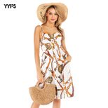Chiffon Floral Print Maxi Dress High Waist Sleeveless Lightweight Spring Summer Casual Wear Whol