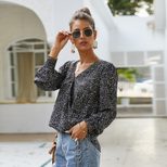 Womens Long Sleeve Floral T Shirt Casual Fit Soft Fabric Spring Summer Wear