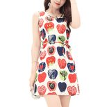 Plus Size Floral Print Maxi Dress for Women Summer Style Comfortable Sleeveless Design