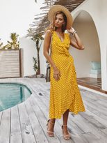 Polka Dot Sexy Sleeveless Dress Summer Fashion Comfortable Fit Casual Style Wholesale Available