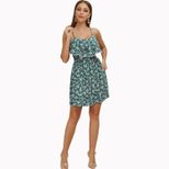 Floral Print Spliced Lace Maxi Dress Sleeveless Bohemian Style Perfect for Summer Vacations Whol