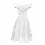 Off Shoulder Lace Dress for Women Elegant Evening Gown Perfect for Fall Winter Events
