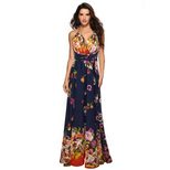 Floral Chiffon Dress Versatile Style Elegant Design Comfortable Fit Perfect for Parties or Casua