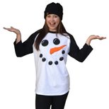 Womens Long Sleeve T Shirt Round Neck Print Design Autumn Casual Wear ready to ship
