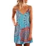 Floral Print Sleeveless Dress V Neck Summer Style Casual Wear Wholesale Available OEM ODM servic