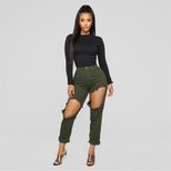Distressed Boyfriend Jeans for Women Ripped Design Casual Wear Available in Multiple Sizes Wholesale Options