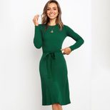 Long Sleeve Knit Dress for Women Casual Fit Autumn Winter Collection factory direct