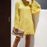Lace Dress Sexy Fashionable Elegant Design Autumn Winter Collection for Women Wholesale Availabl
